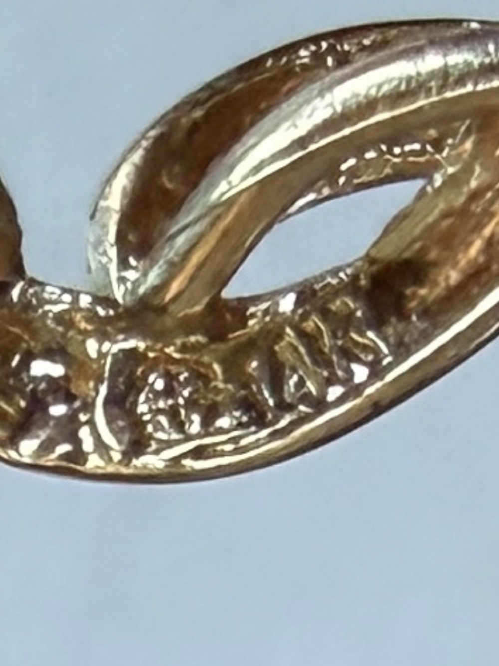 Vintage 14K Yellow Gold 14MM Mabe Pearl PENDANT ENHANCER - Picture 14 of 14